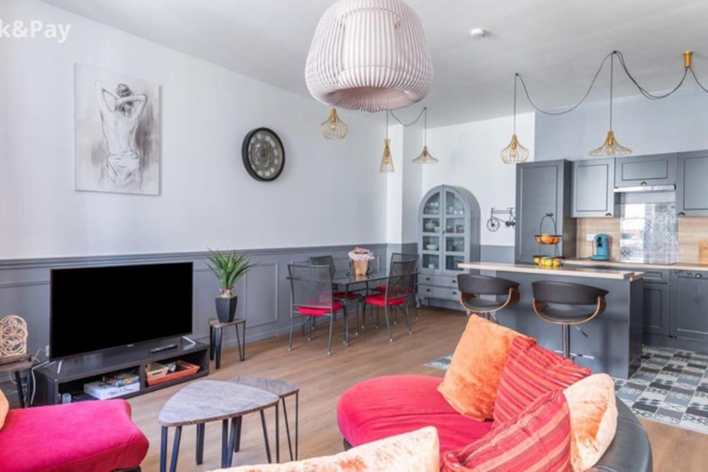 Cauquilha Spacieux Appartement Bourgeois En Centre Ville Beziers Bagian luar foto